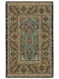 Ararat Rugs Gerous Arabesque Rug, Antique Persian Revival Carpet, Natural Dyed