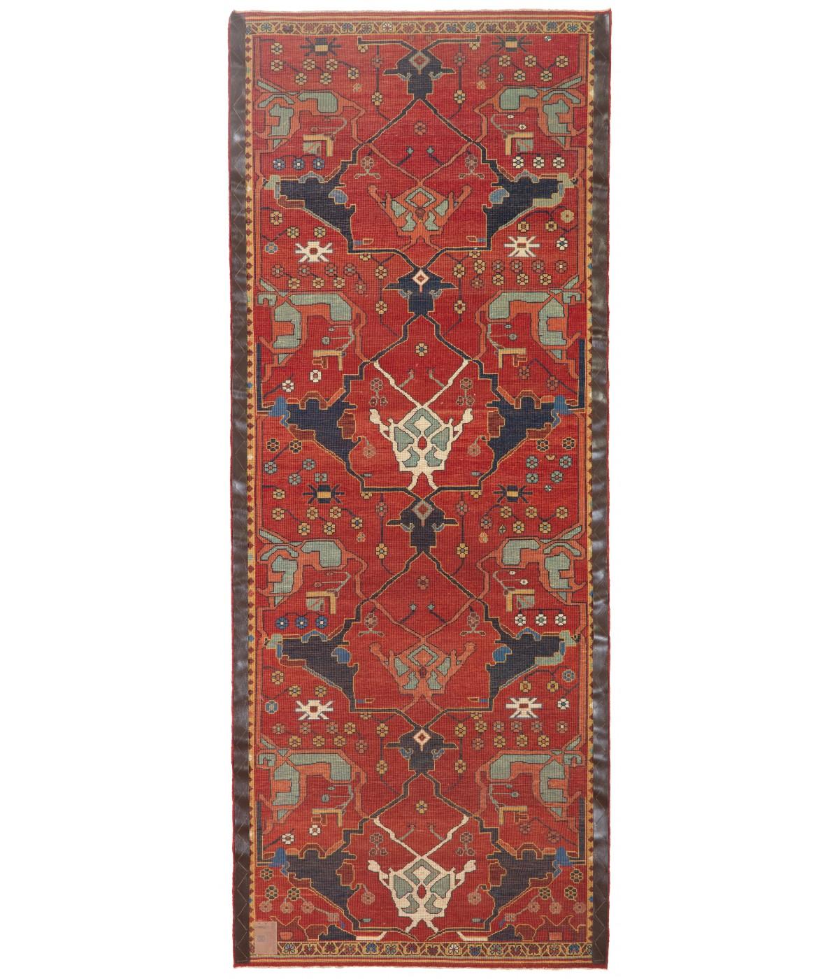 Ararat Rugs Gerous Arabesque Rug, Antique Persian Revival Carpet, Natural Dyed In New Condition For Sale In Tokyo, JP