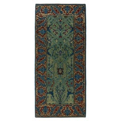 Tapis Ararat Gerous Arabesque, tapis persan ancien de style néo-renaissance, teinté naturel