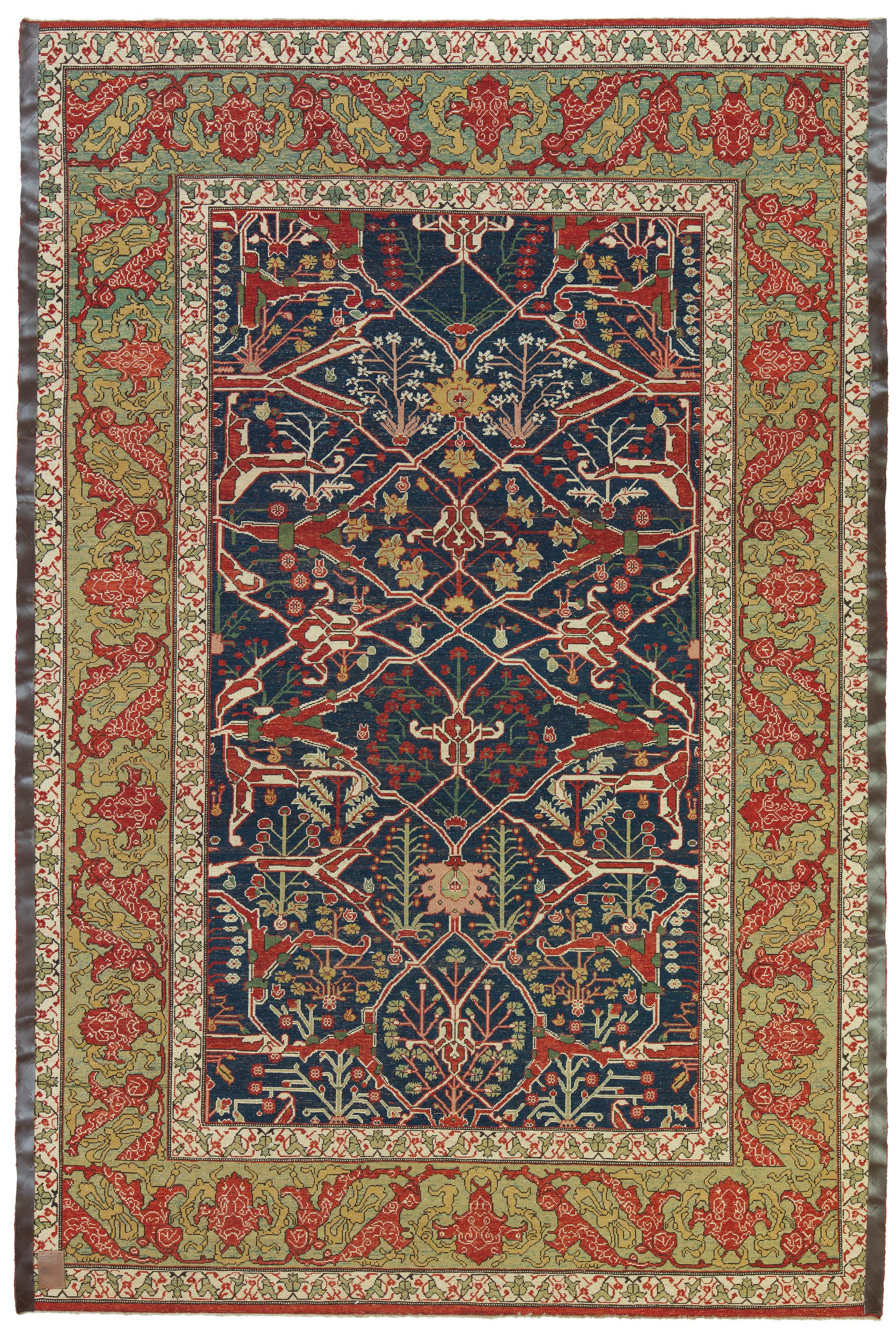 The source of the rug comes from the book Islamic carpets, Joseph V. McMullan, Near Eastern Art Research Center Inc., New York 1965 nr.22. This is a system of arabesque-designed 19th-century rugs from Gerous ( Garrus or Garus ) region, Eastern