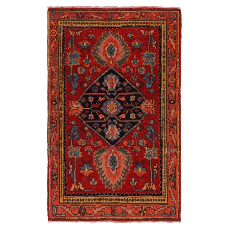 Ararat Rugs Gerous Bidjar Wagireh Medallion Rug Revival Carpet Natural Dyed For Sale at 1stDibs