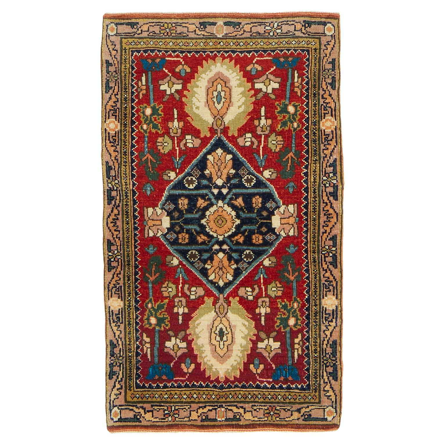 Ararat Rugs Gerous Bidjar Wagireh Medallion Rug Revival Carpet Natural Dyed For Sale