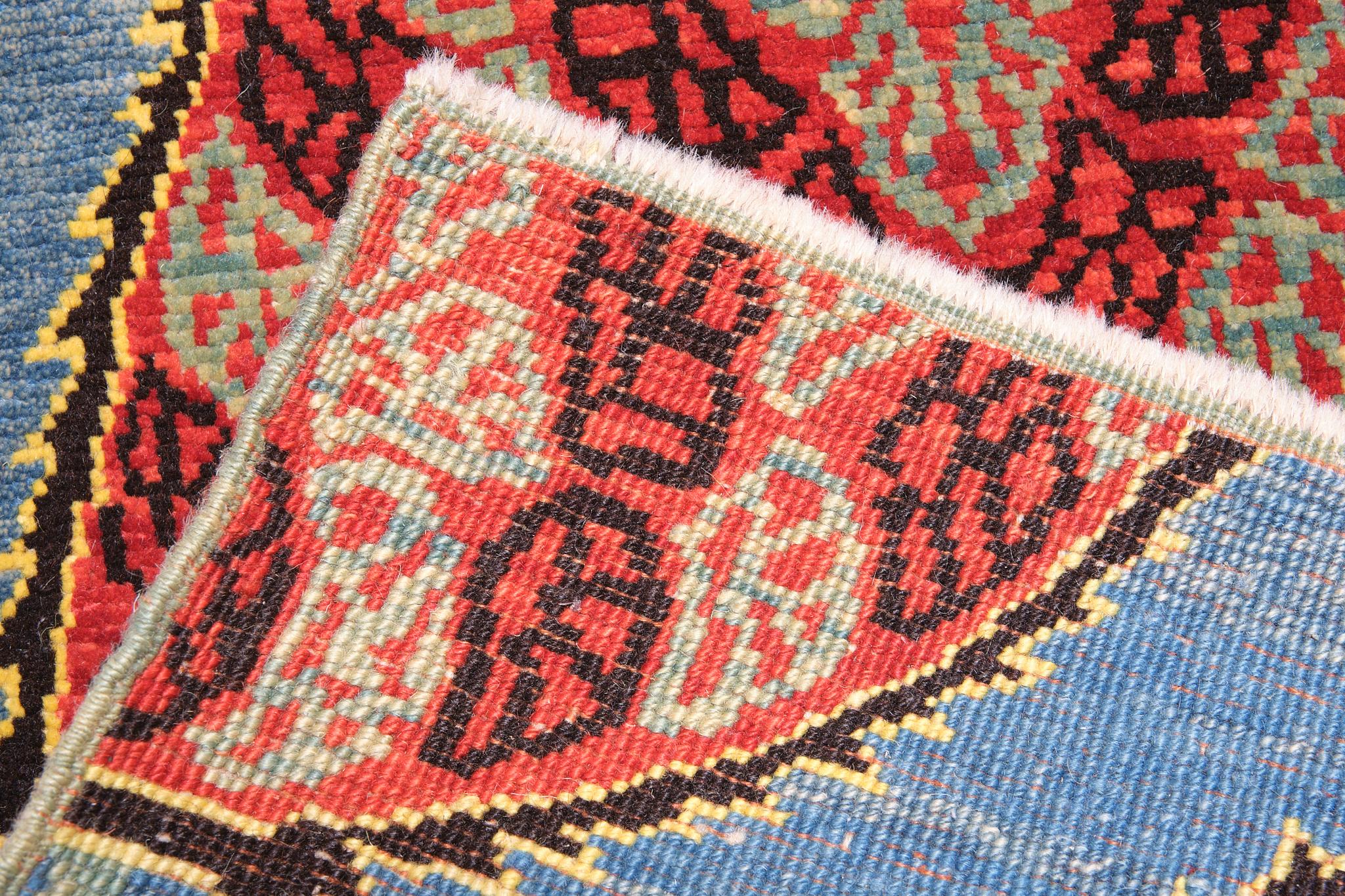 Vegetable Dyed Ararat Rugs Gerous Bidjar Wagireh Pendant Rug Revival Carpet Natural Dyed For Sale