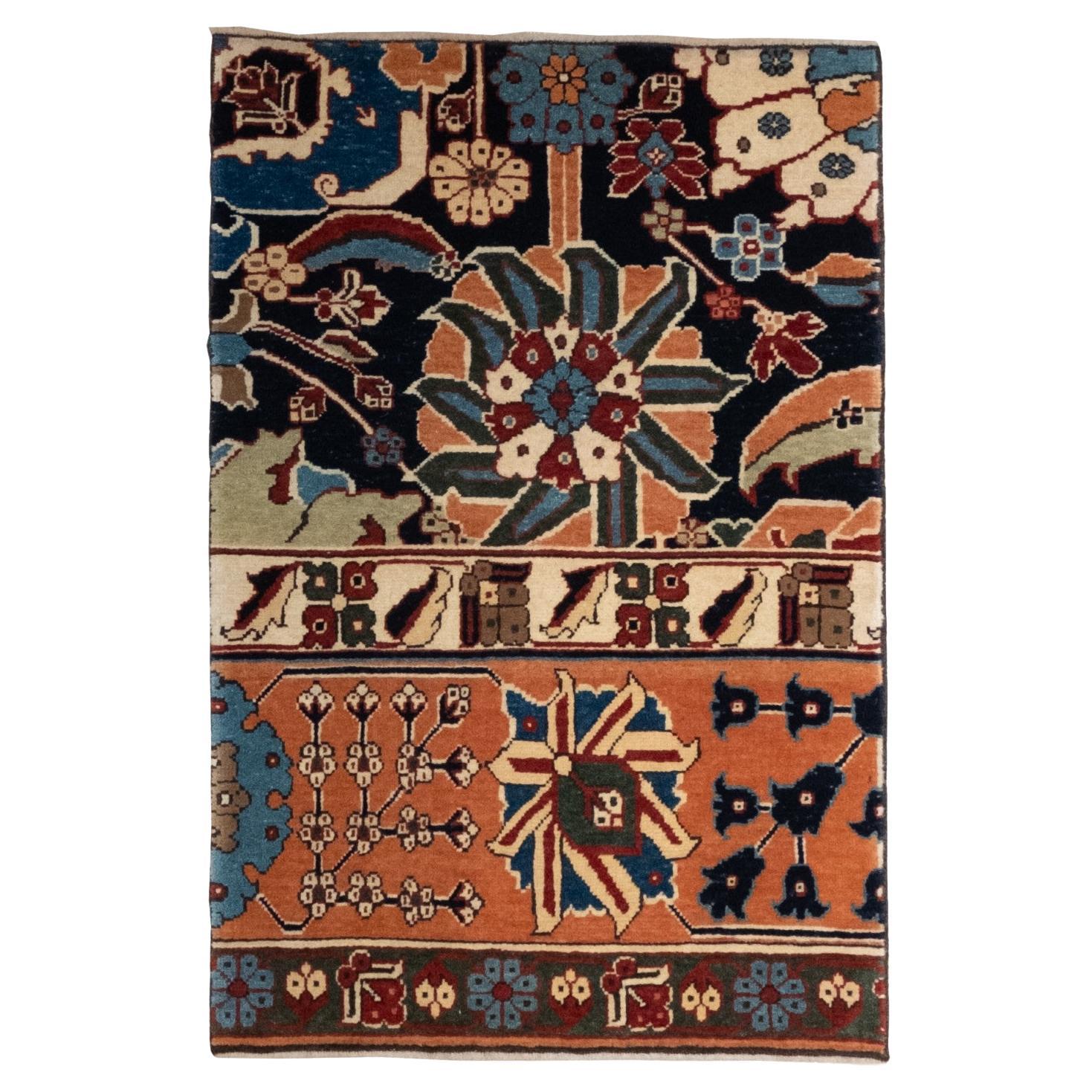 Ararat Rugs Gerous Bidjar Wagireh Alfombra Colgante Revival Alfombra Teñida Natural