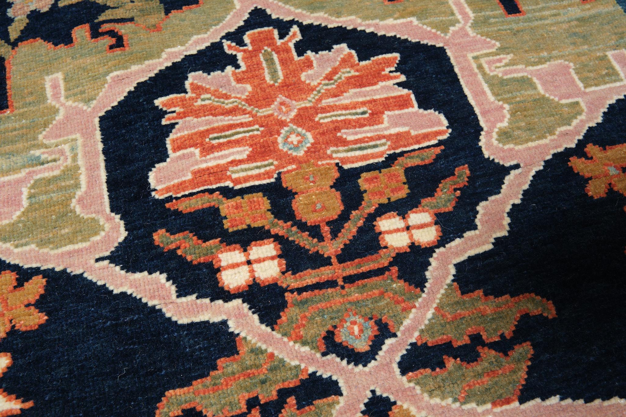 The most dramatic of the Gerous ( Garrus, Gerus, Garus ) carpets are those with an “asymmetric” design. Only a section of the original is shown, in the same way, many lotto carpets were woven. It is difficult to guess the size of these carpets from