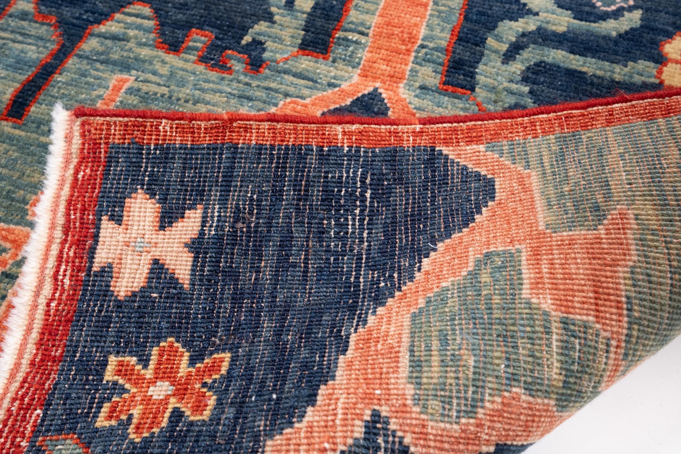 Ararat Rugs Alfombra Gerous Bidjar Wagireh Alfombra Revival Teñida Natural Tamaño Yastik Turco en venta