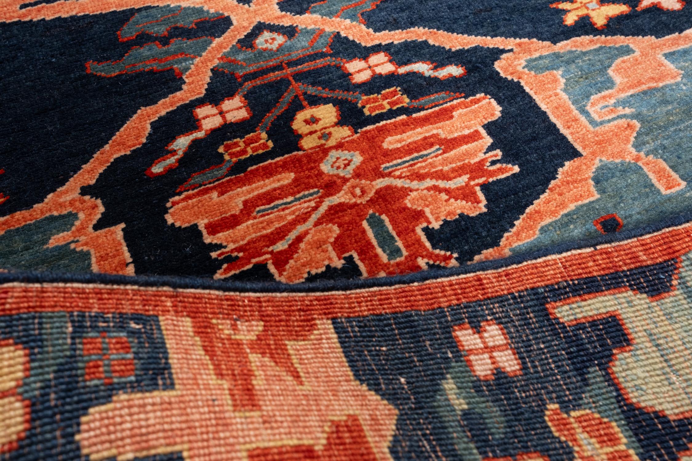 Vegetable Dyed Ararat Rugs Gerous Bidjar Wagireh Rug Revival Carpet Natural Dyed Yastik Size For Sale