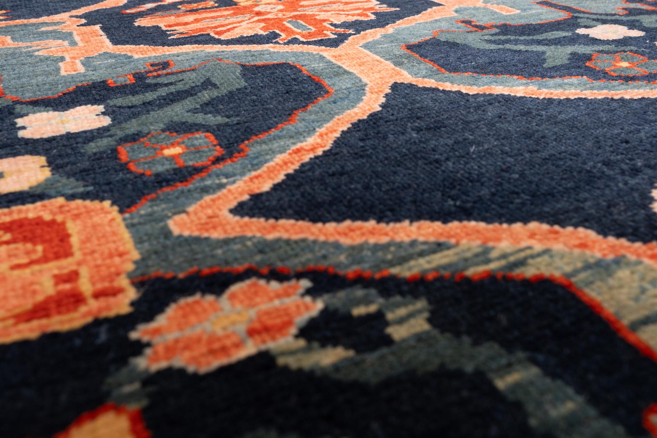 Ararat Rugs Gerous Bidjar Wagireh Rug Revival Carpet Natural Dyed Yastik Size In New Condition For Sale In Tokyo, JP