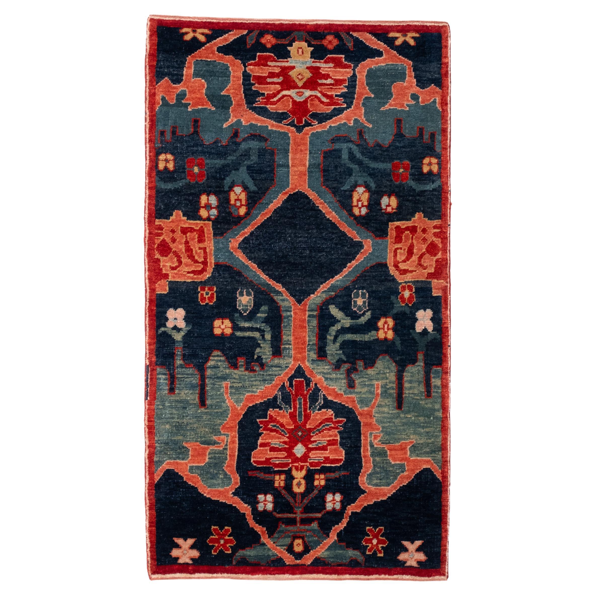 Ararat Rugs Alfombra Gerous Bidjar Wagireh Alfombra Revival Teñida Natural Tamaño Yastik en venta
