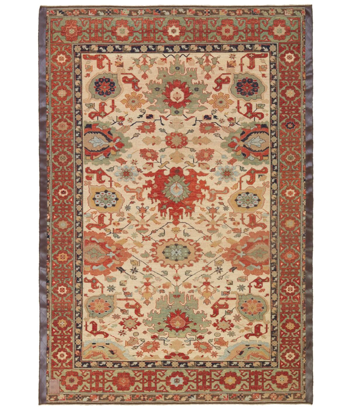 Die Quelle des Teppichs stammt aus dem Buch Orient Star - A Carpet Collection, E. Heinrich Kirchheim, Hali Publications Ltd, 1993 nr.79. Dies ist ein ungewöhnliches Design eines Teppichs aus dem 18. oder 19. Jahrhundert aus Khila, Region Kuba im