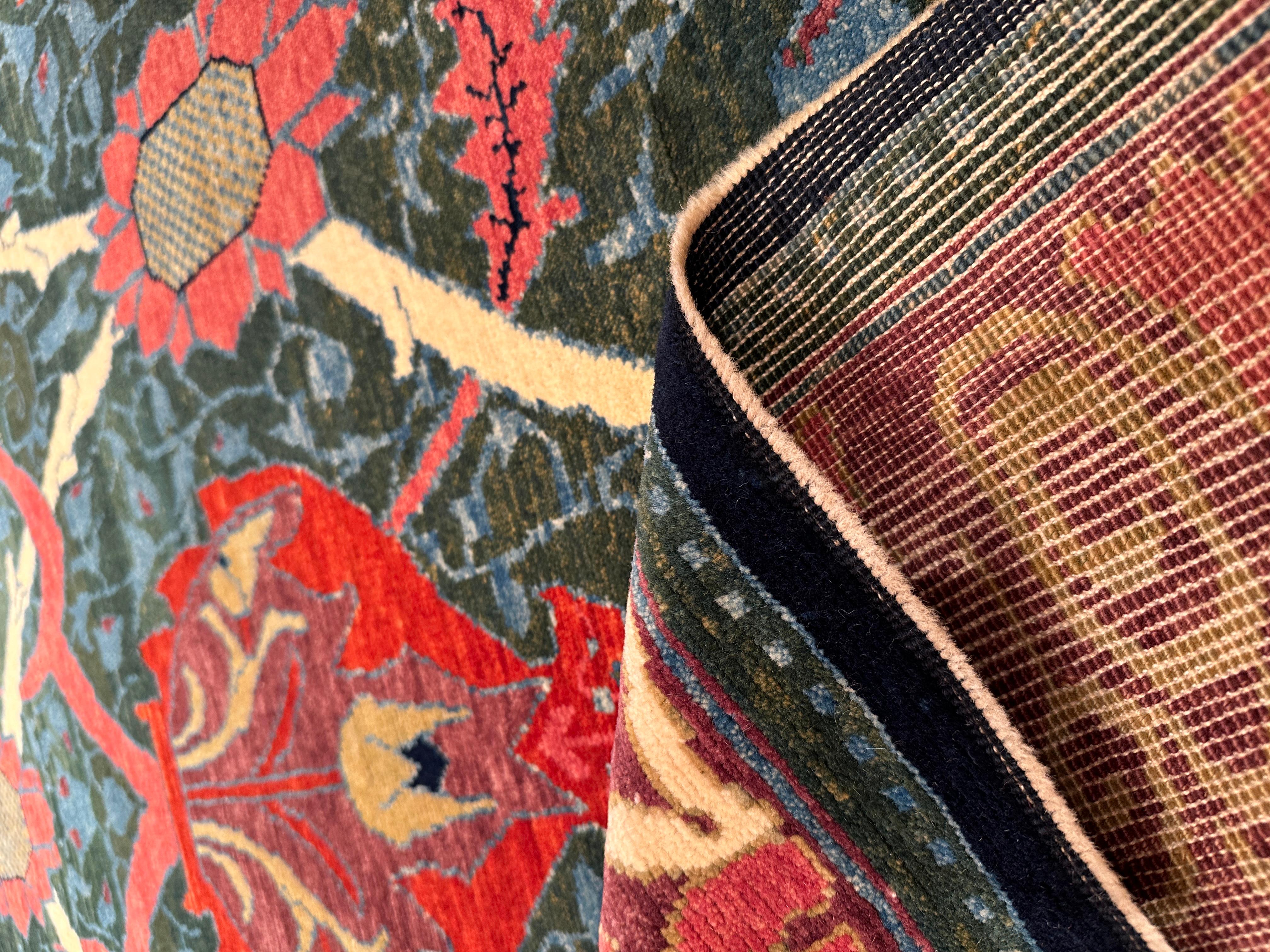 Ararat-Teppiche Holland Park William Morris Teppich - Revival Teppich - Naturfarben (Arts and Crafts) im Angebot