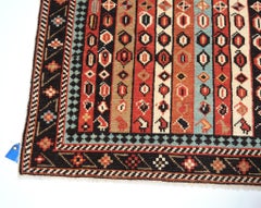 Tappeto Ararat Rugs Karabagh con strisce verticali Revival Carpet Tintura naturale