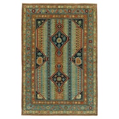 Ararat Rugs Tapis Karabagh à rayures verticales - Revive Carpet Natural Dye