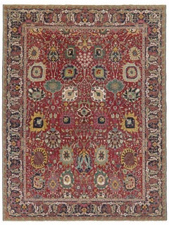 Ararat Rugs Kerman Vase Carpet from Alice de Rothschild Collection Natural Dyed