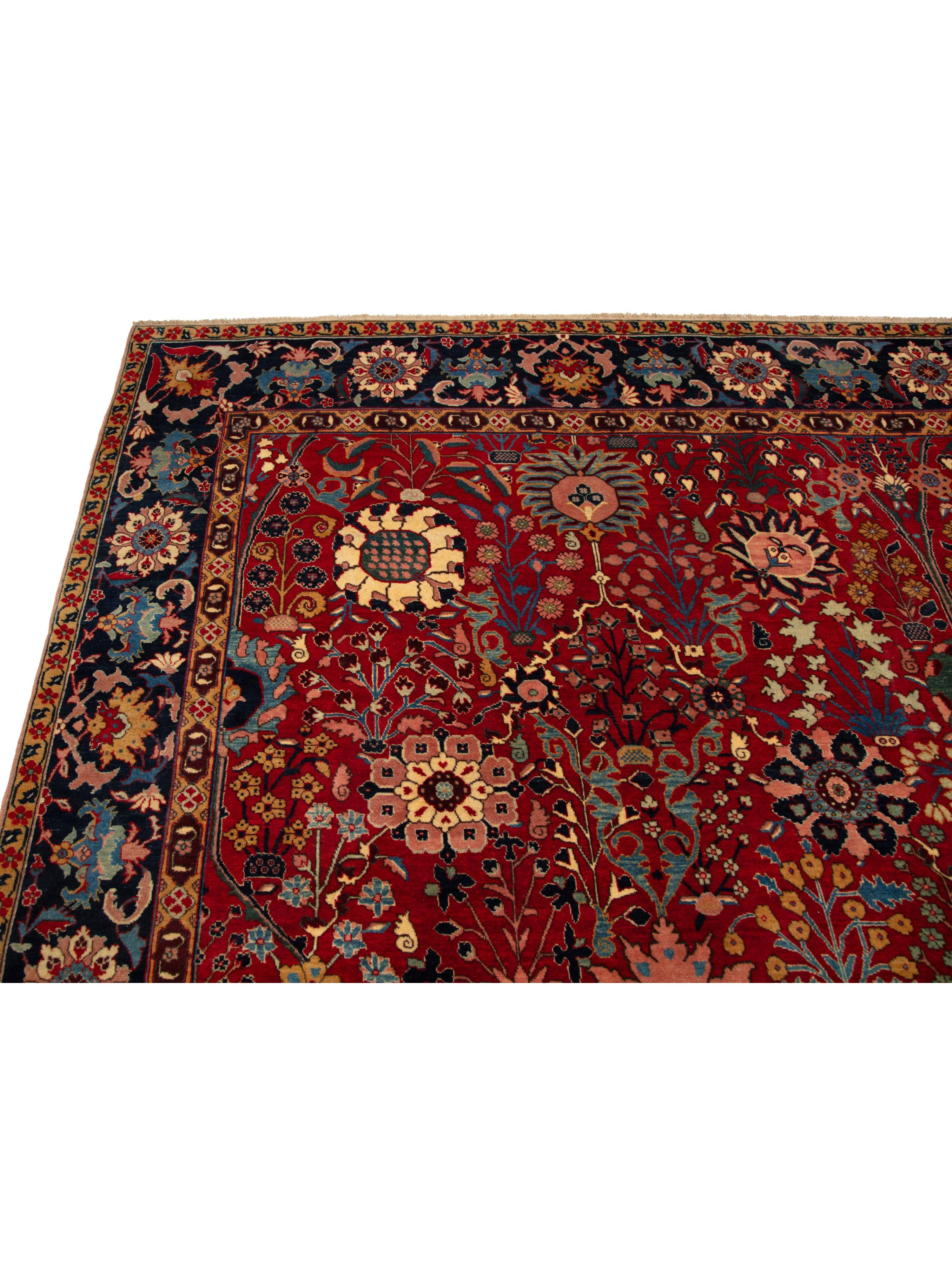 Ararat Rugs Kerman Vase Teppich aus der William Morris Collection - V&A Museumsstück im Zustand „Neu“ im Angebot in Tokyo, JP