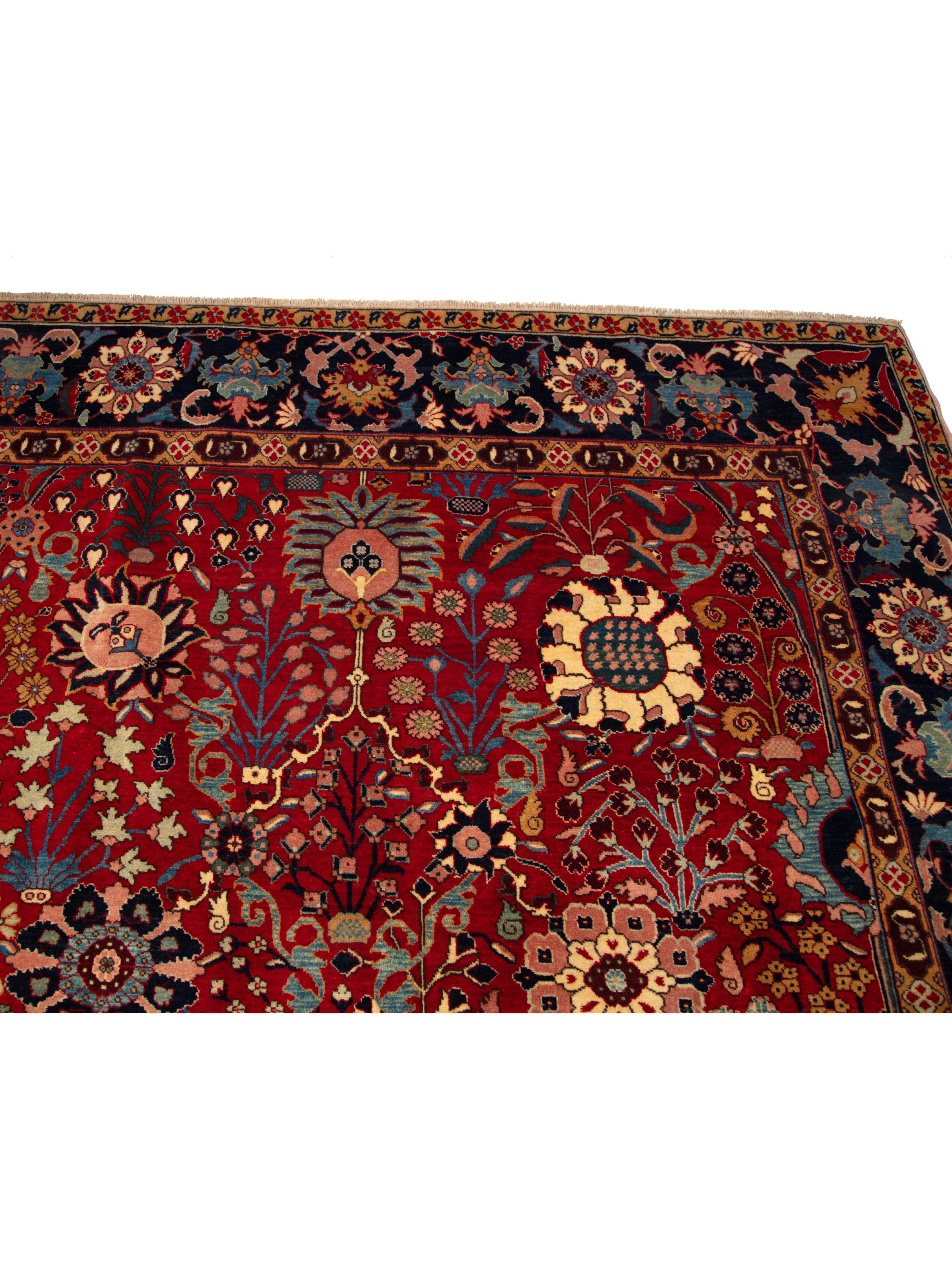 Ararat Rugs Kerman Vase Teppich aus der William Morris Collection - V&A Museumsstück (21. Jahrhundert und zeitgenössisch) im Angebot