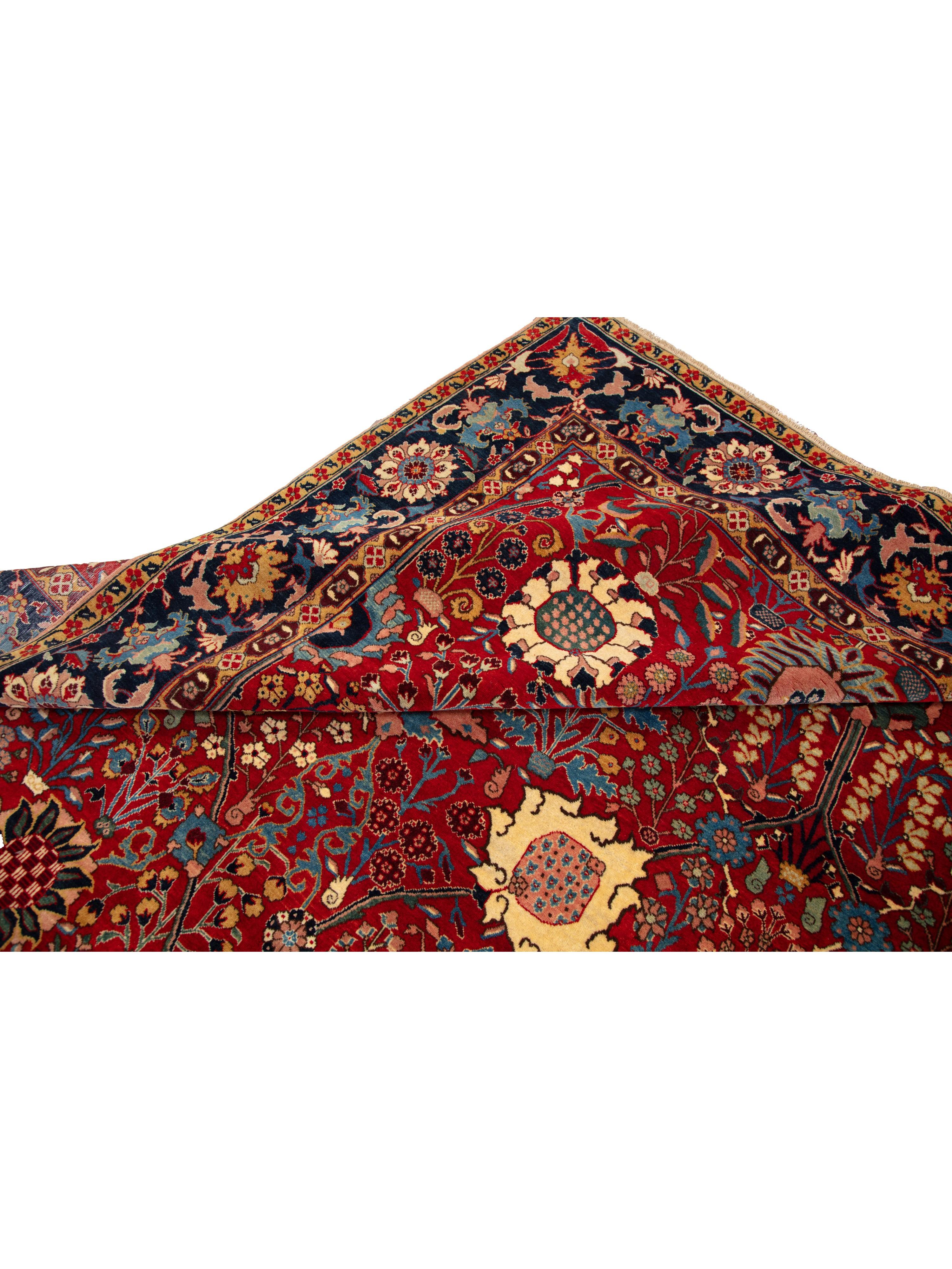 Ararat Rugs Kerman Vase Teppich aus der William Morris Collection - V&A Museumsstück (Wolle) im Angebot