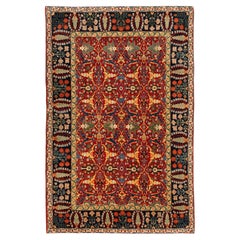 Ararat Rugs Kerman Vase Technique Arabesque Carpet Kirman Rug Natural Dyed