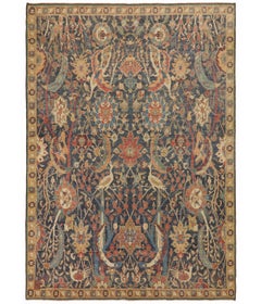 Ararat Rugs Kerman Vase Carpet from Alice de Rothschild Collection Natural Dyed