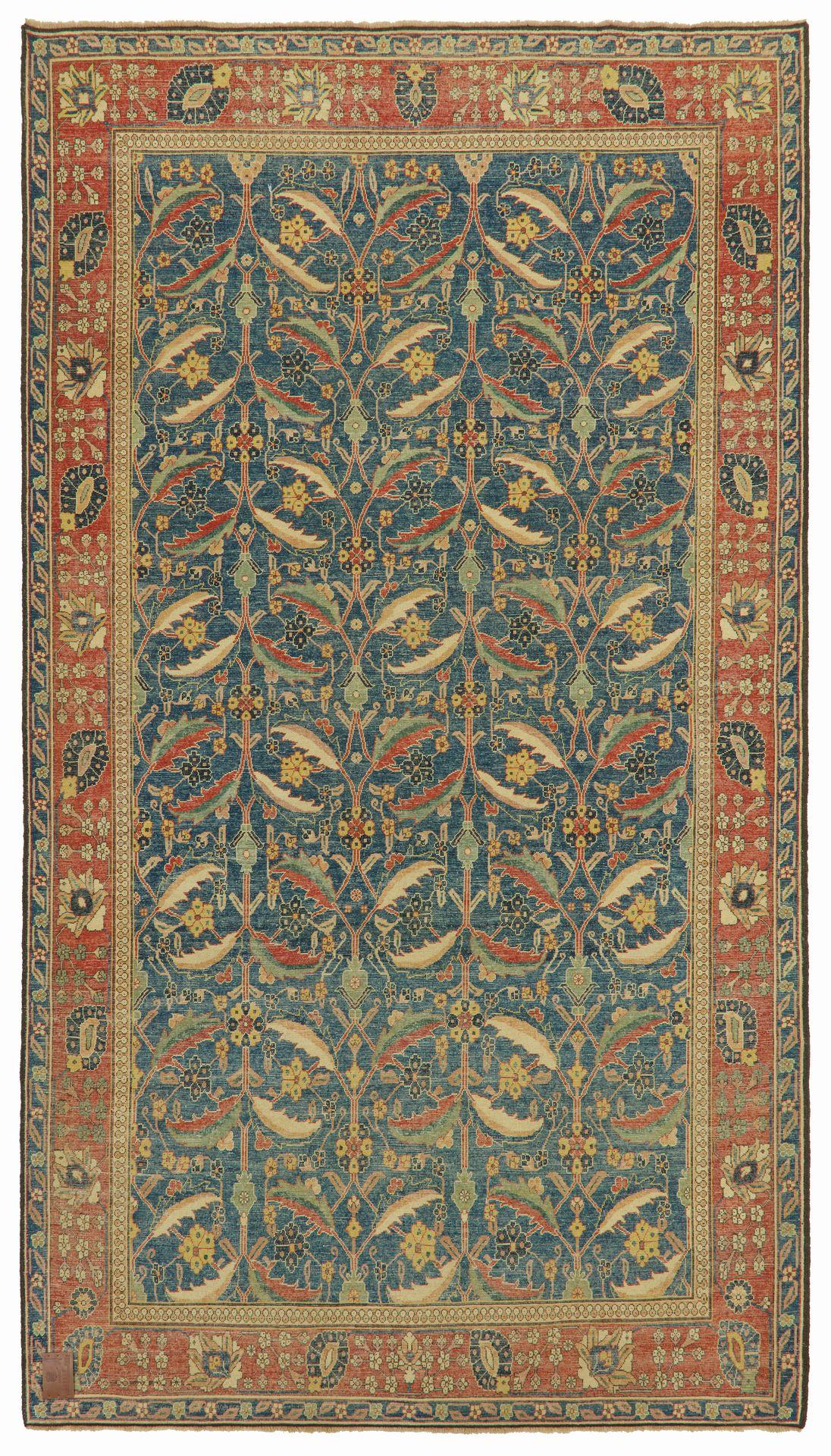 The Kerman Vase-Technique Carpet (Model: ART00676) by Ararat Rugs is a distinguished creation inspired by southeastern Persia's renowned 17th-century Kerman 