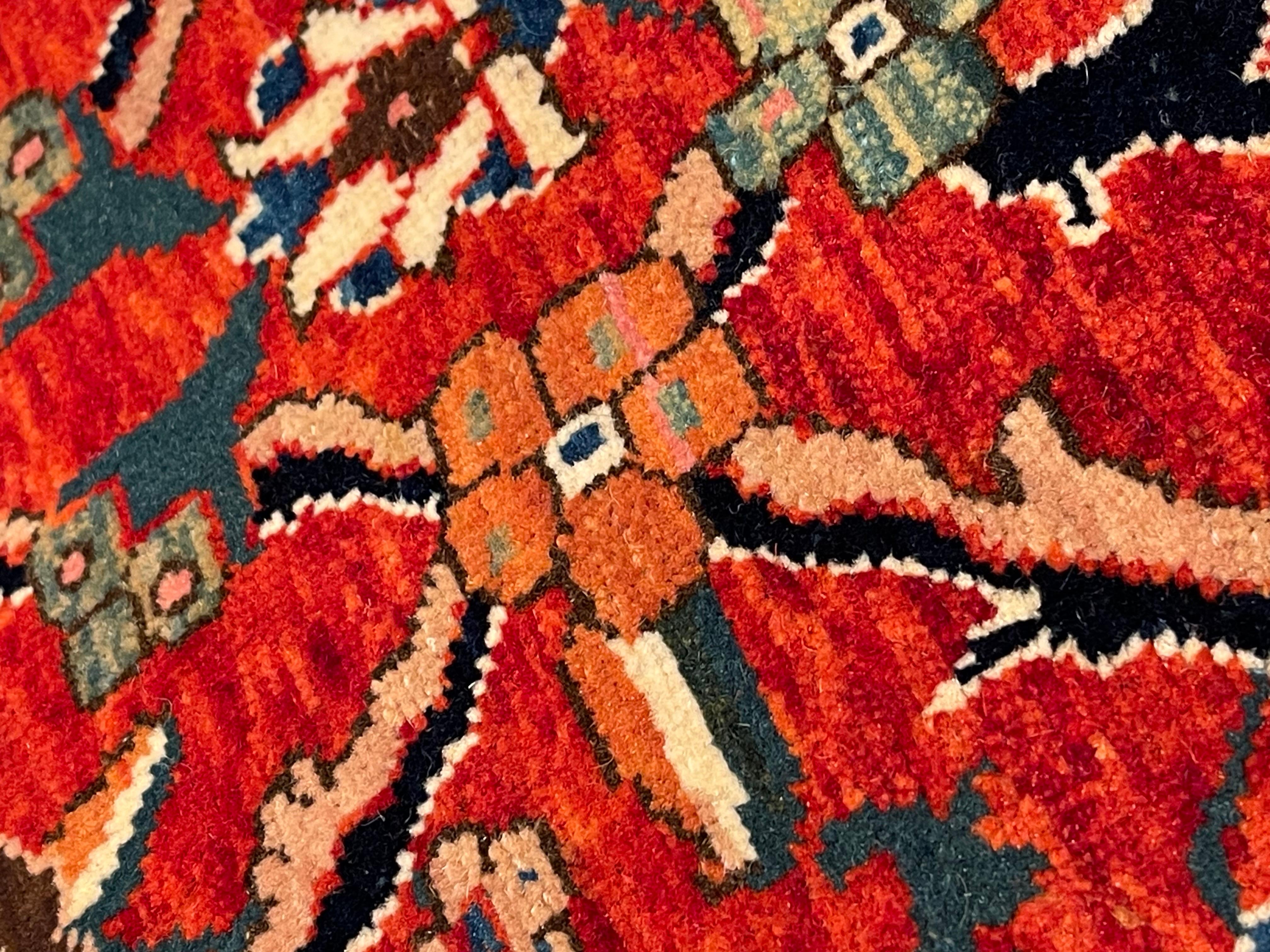 Ararat Rugs Kerman Vase Technique Carpet 17th Century Revival Rug, Natural Dyed For Sale 1