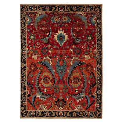 Ararat Rugs Kerman Vase Technique Carpet 17th Century Revival Rug ...