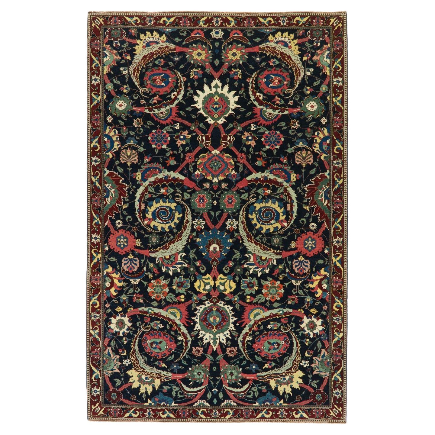 Ararat Rugs Alfombra Kerman Técnica Jarrón Siglo XVII, Teñida Natural