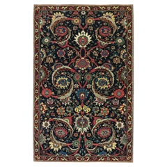 Ararat Rugs Kerman Vase Technique Carpet 17th Century Revival Rug, Natural Dyed