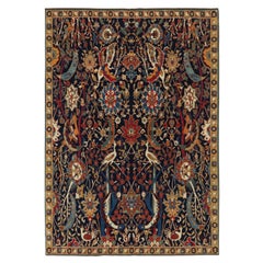 Ararat Rugs Alfombra Kerman Técnica Jarrón Siglo XVII, Teñida Natural