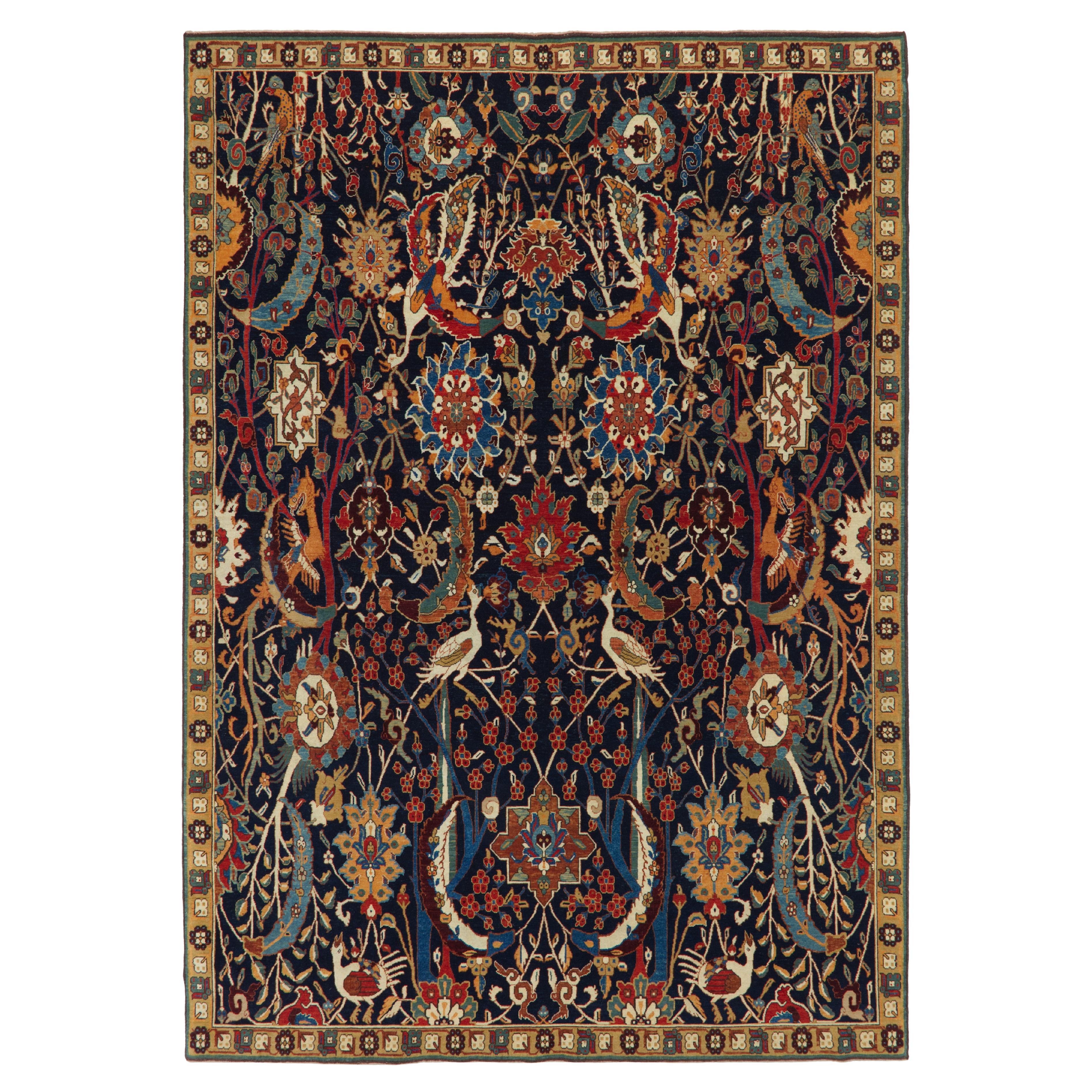 Ararat Rugs Kerman Vase Technique Teppich 17. Jahrhundert Revival Teppich, natürlich gefärbt
