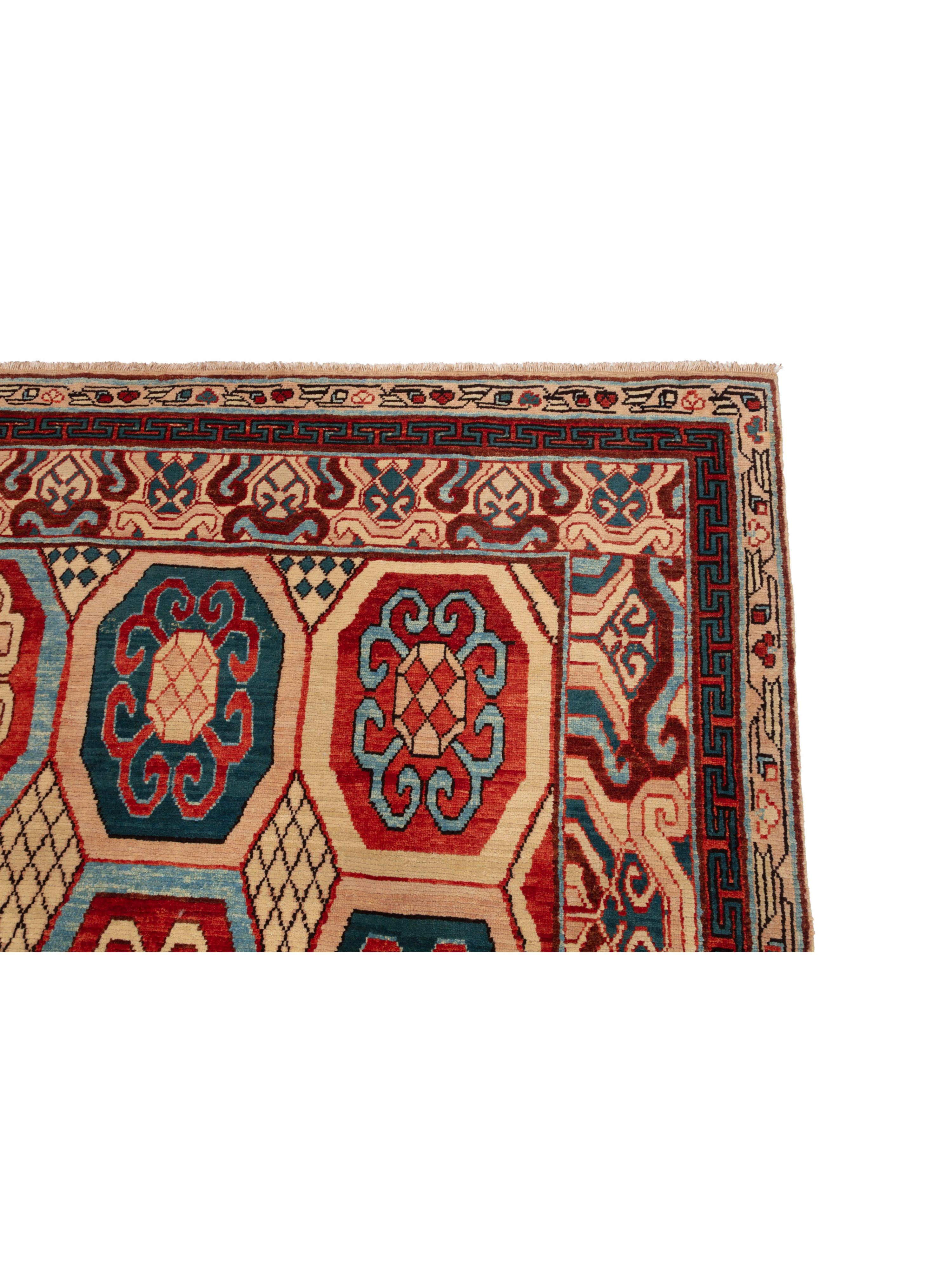 Turc Ararat Rugs Tapis Khotan avec Design/One Asie centrale Tapis néo-chinois en vente
