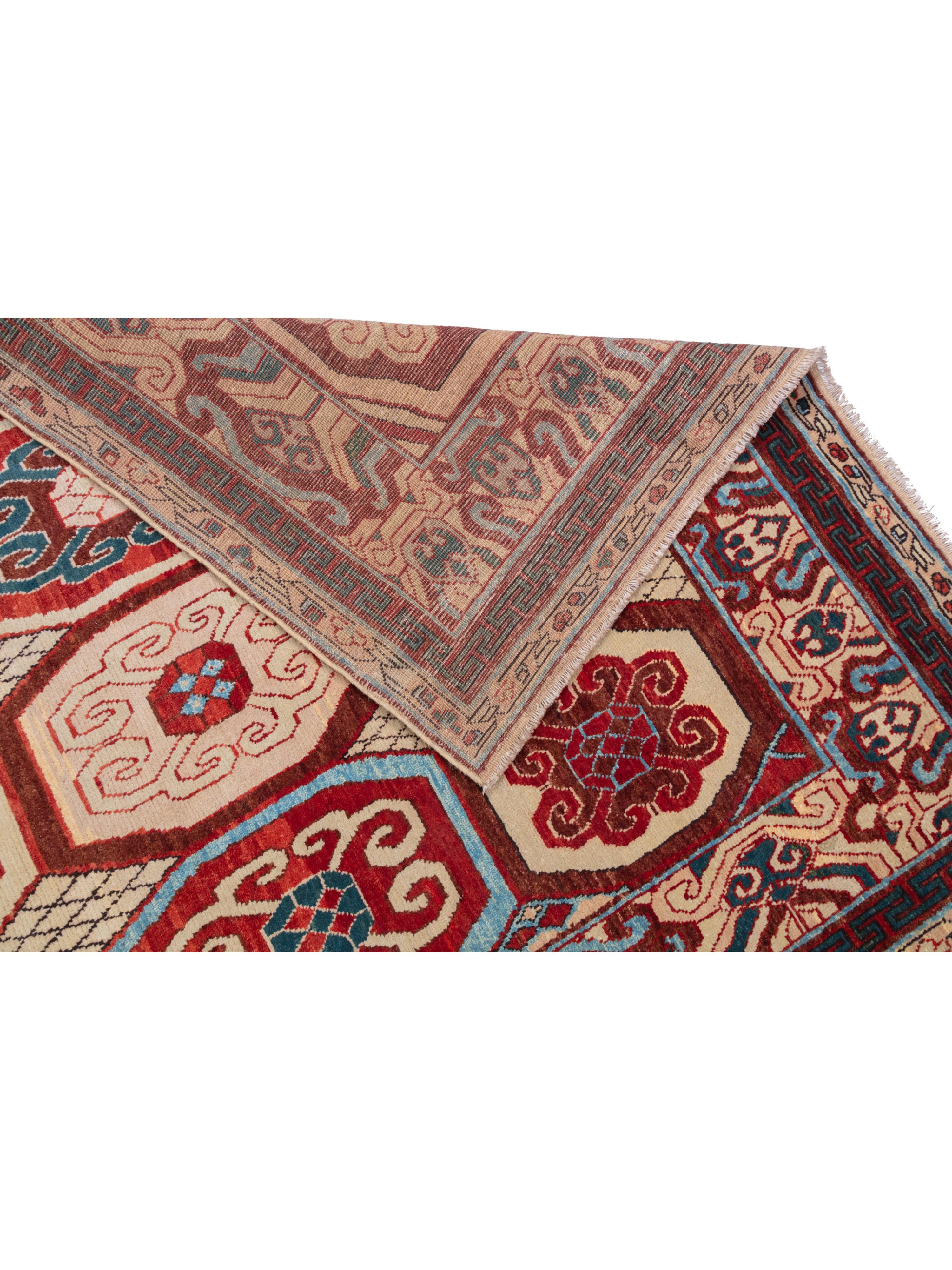 XXIe siècle et contemporain Ararat Rugs Tapis Khotan avec Design/One Asie centrale Tapis néo-chinois en vente