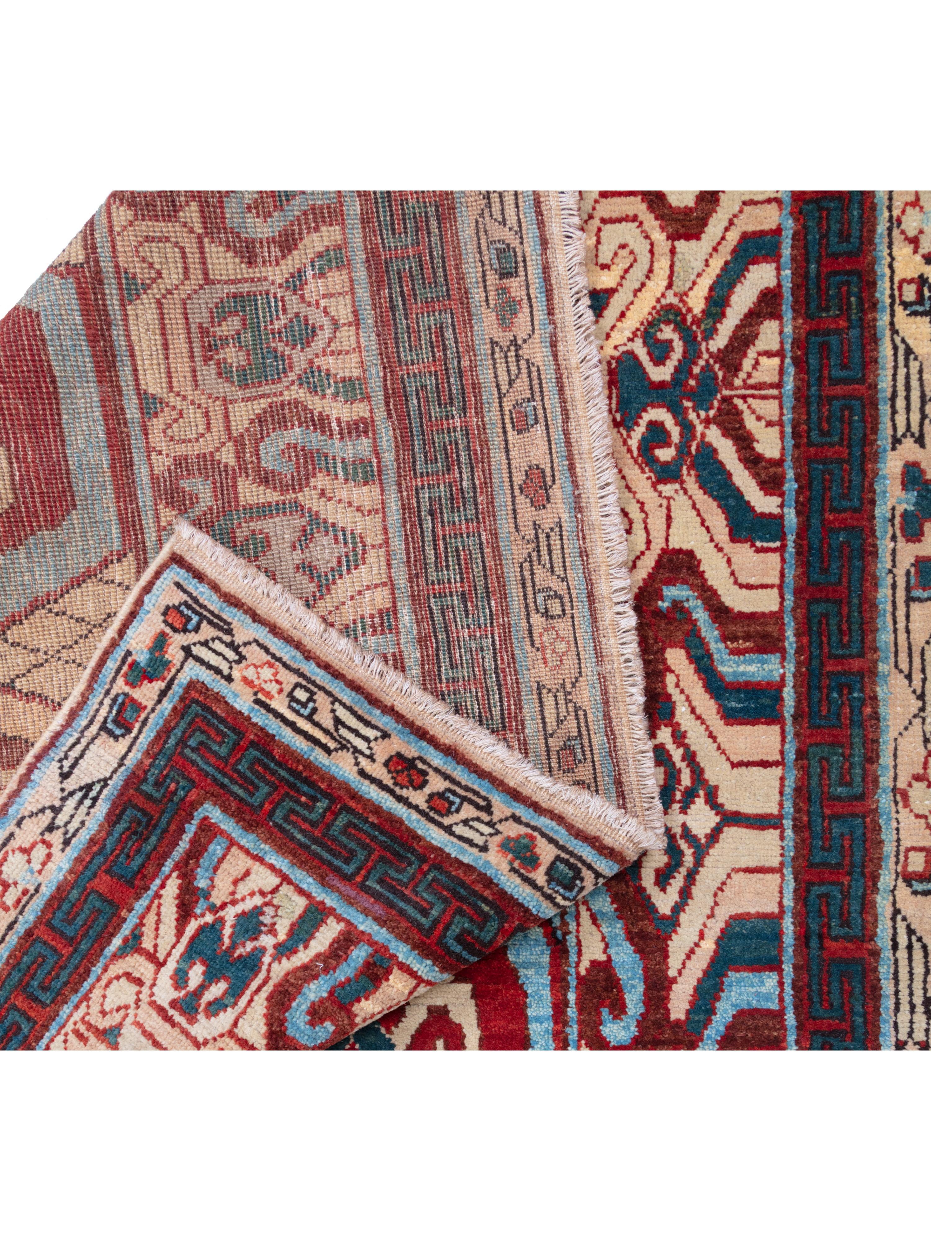 Laine Ararat Rugs Tapis Khotan avec Design/One Asie centrale Tapis néo-chinois en vente