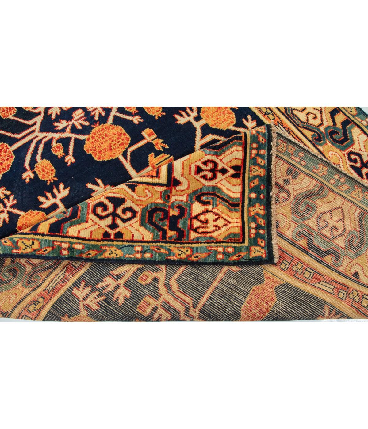 Wool Ararat Rugs Khotan Rug with Pomegranate Design 18th Century China Revival Carpet
