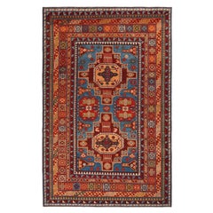 Ararat Rugs Konagkend Kuba Rug, Antique Caucasian Revival Carpet, Natural Dyed