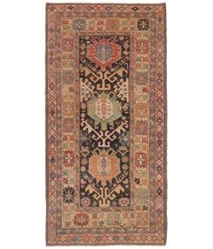 Ararat Rugs Kuba Rug with Palmettes Caucasian 19th C. Revival Rug, Natural Dyed