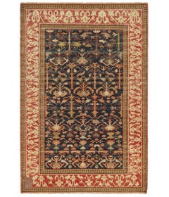 Ararat Rugs Kuba Rug with Palmettes Caucasian 19th C. Revival Rug, Natural Dyed