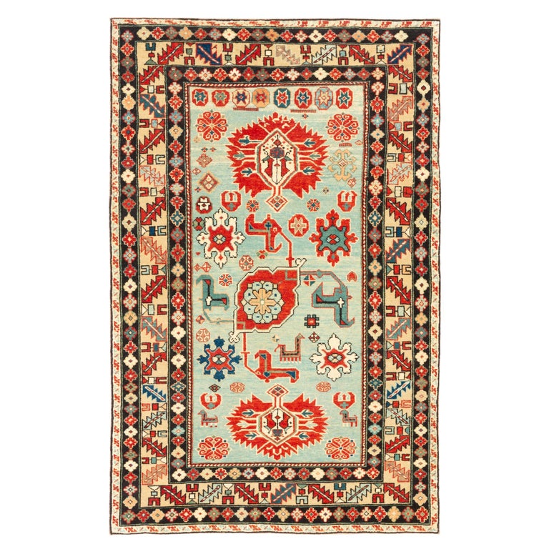 Ararat Rugs Kuba Rug with Palmettes Caucasian 19th C. Revival Rug
