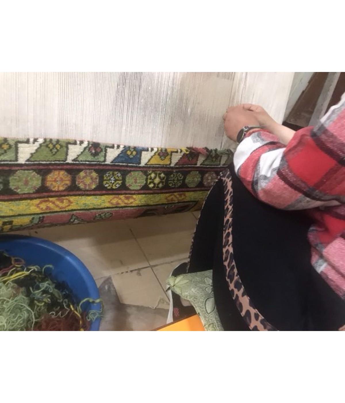 Vegetable Dyed Ararat Rugs Lenkoran Rug Caucasian Revival 19 Century Carpet, Natural Dyed For Sale