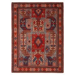 Tapis Ararat de style néo-caucasien Tapis du 19ème siècle teinté naturel