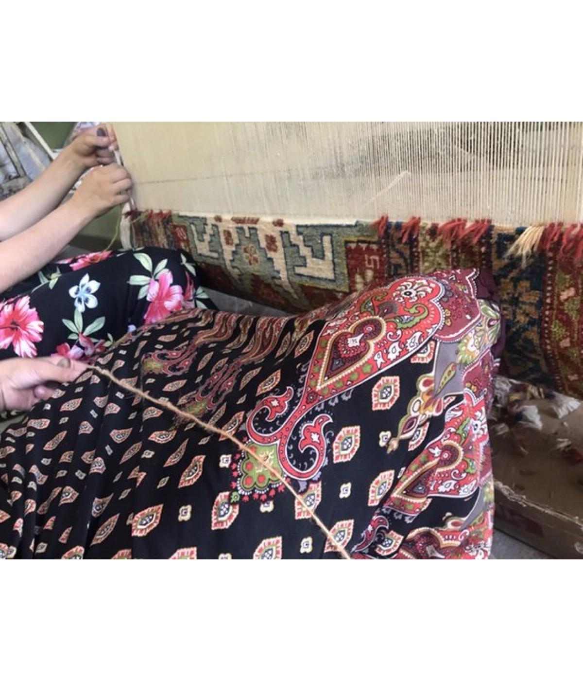 Teinture végétale Ararat Rugs Lesghi Star Kuba Rug Caucasian Carpet Kazak Handwoven Natural Dye (tapis caucasien tissé à la main, teinture naturelle)