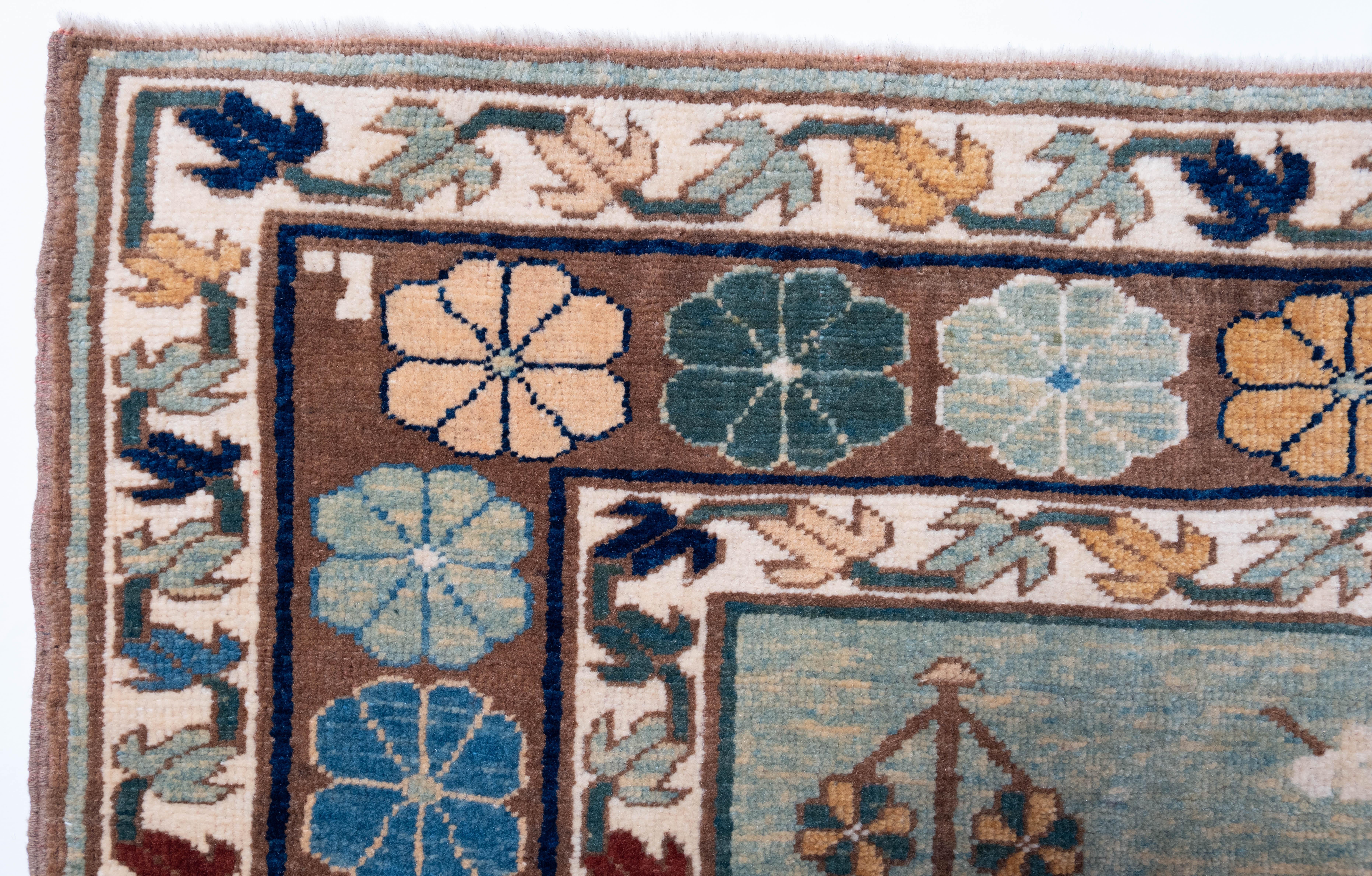 The source of the rug comes from the book Tapis du Caucase - Rugs of the Caucasus, Ian Bennett & Aziz Bassoul, The Nicholas Sursock Museum, Beirut, Lebanon 2003, nr.45 and Oriental Rugs Volume 1 Caucasian, Ian Bennett, Oriental Textile Press,