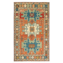 Ararat Rugs Lesghi Star Saliani Rugs, Caucasian Revive Carpet, Natural Dyed