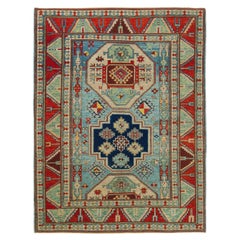 Ararat-Teppiche Lori Pambak Kazak Teppich - 19. Jahrhundert Kaukasisches Revival Teppich natürlich gefärbt