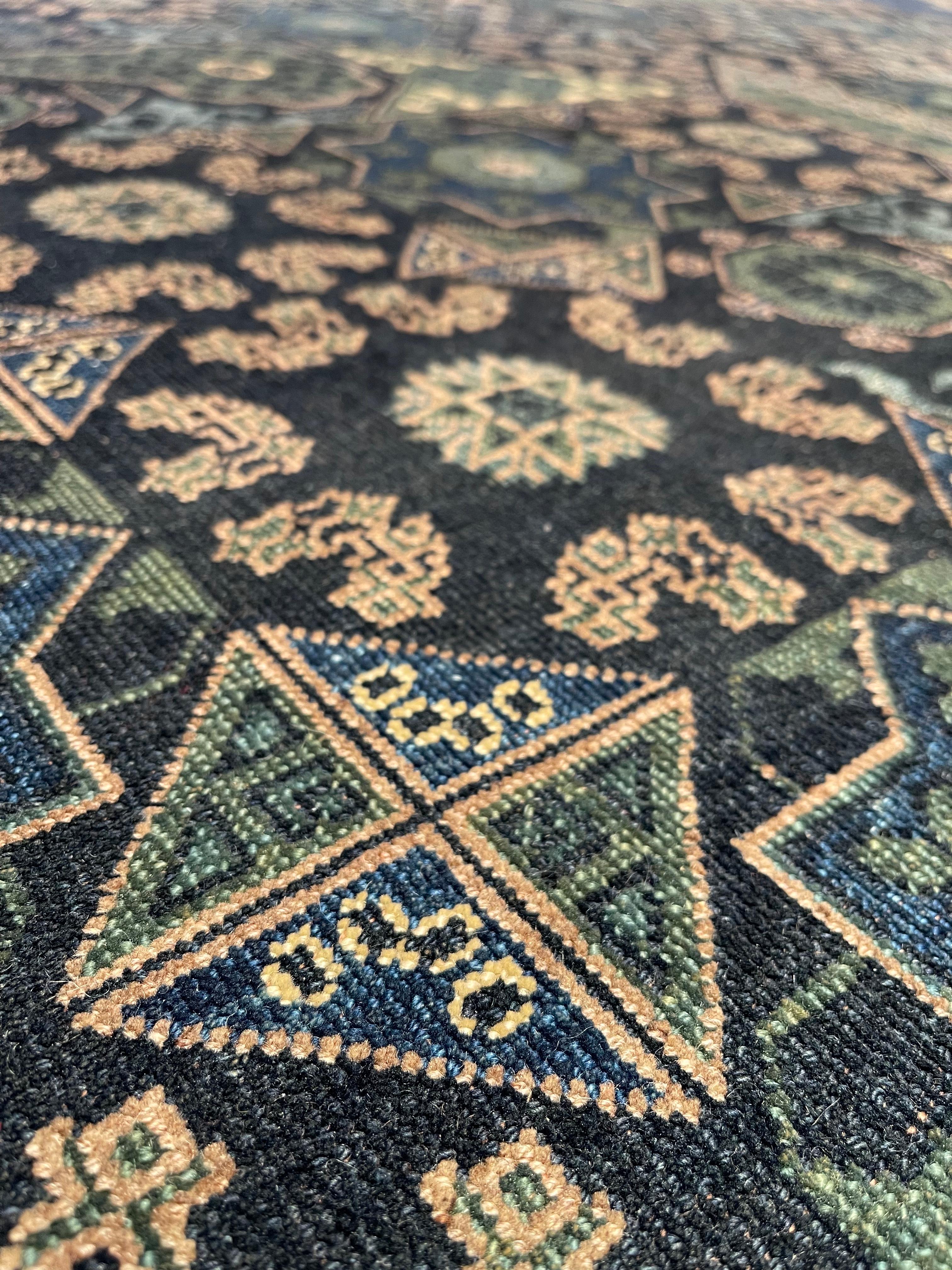 Turkish Ararat Rugs Mamluk Carpet, 16th Century Antique Revival Rug, Natural Dyed For Sale