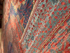 Tapis Ararat Mamluk avec étoile centrale renaissance du 16ème siècle - teinture naturelle