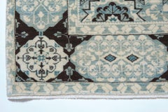Ararat Rugs Mamluk Carpet with Cup Motif, Antique Revival Rug, Natural Dyed