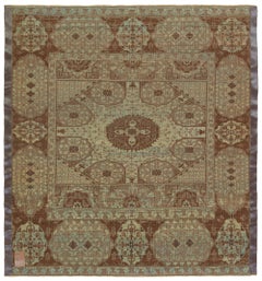 Ararat Rugs Mamluk Carpet with Cup Motif, Antique Revival Rug, Natural Dyed