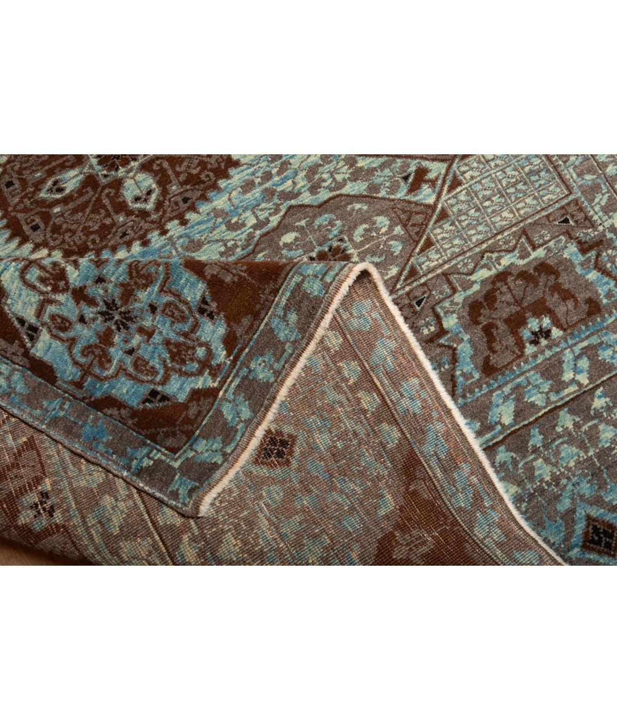 Ararat Rugs Alfombra Mameluca con Motivo de Copa, Alfombra de Renacimiento Antigua, Teñida Natural Lana en venta