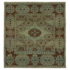 Ararat Rugs Mamluke Teppich mit Becher-Motiv, Antique Revival Teppich, natürlich gefärbt